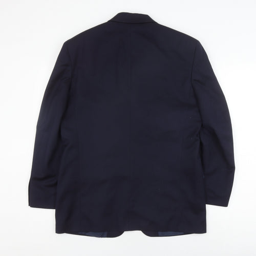 WOOLMARK Men's Black Blazer UK 40, Formal Wear