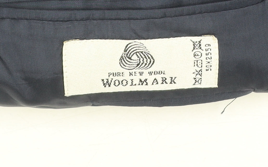 WOOLMARK Men's Black Blazer UK 40, Formal Wear