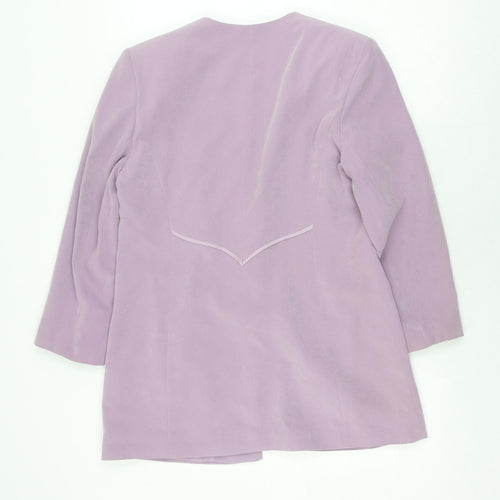 Jacques Vert Women's Purple Blazer Size 12 Formal