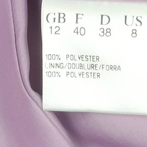 Jacques Vert Women's Purple Blazer Size 12 Formal