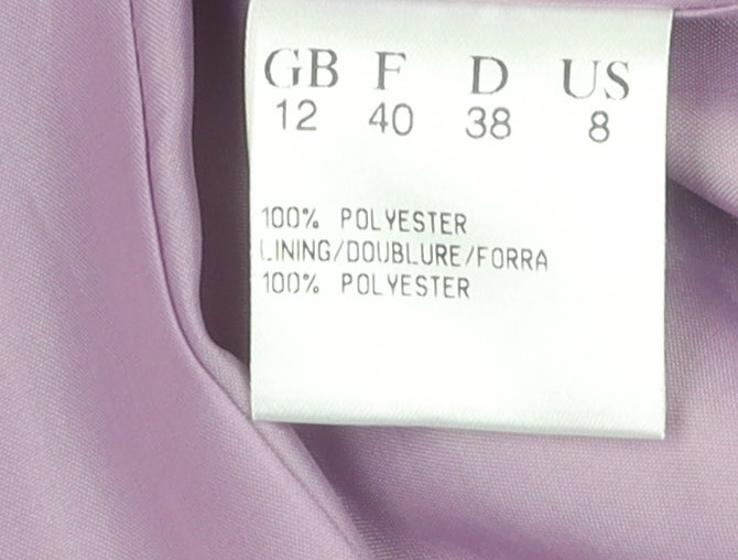 Jacques Vert Women's Purple Blazer Size 12 Formal