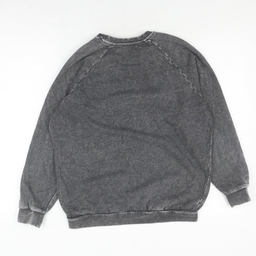 Jack Wills Girls Black Pullover Sweatshirt 12-13Y Logo