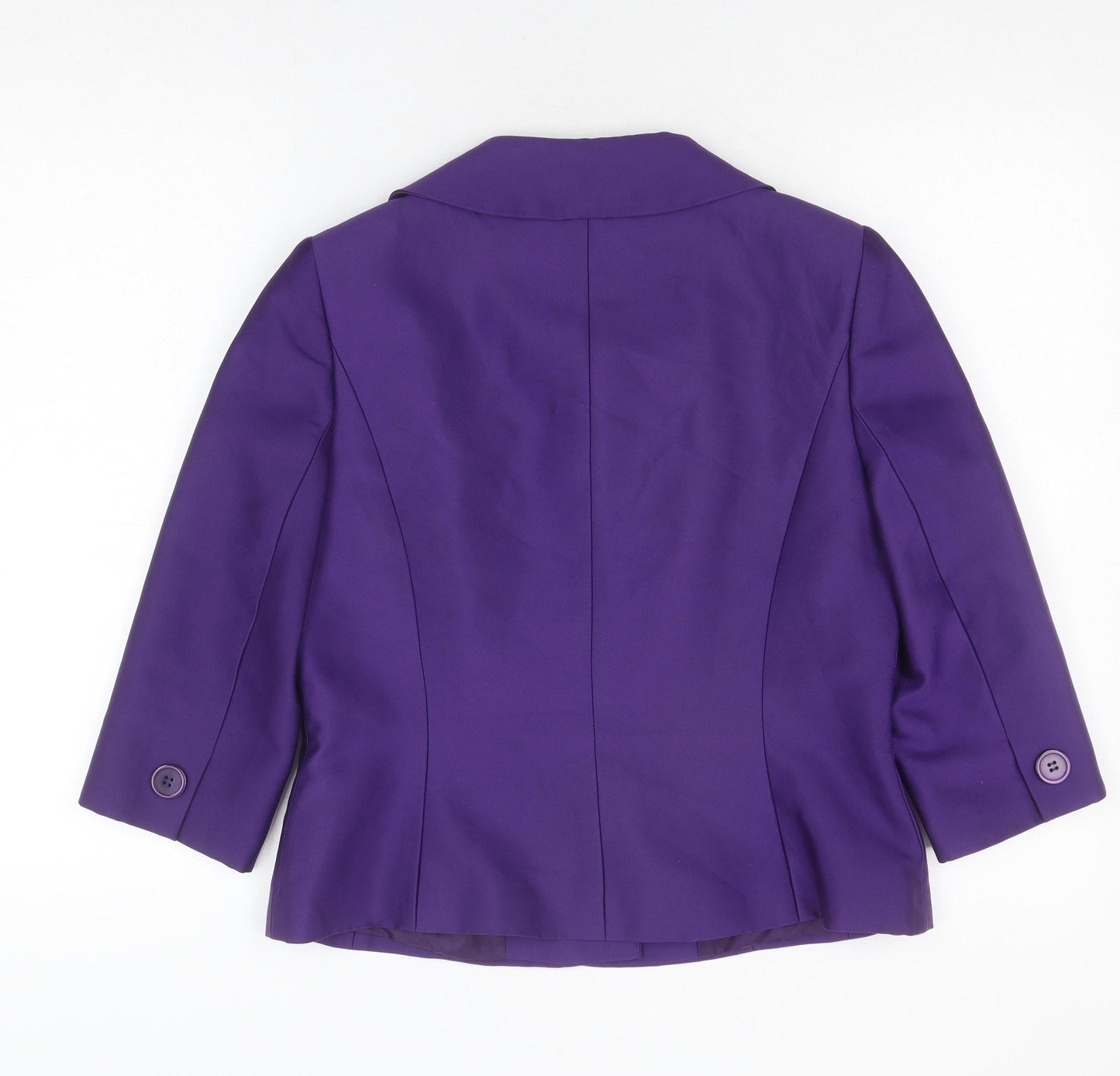Planet Women's Purple Buttoned Jacket Size 10