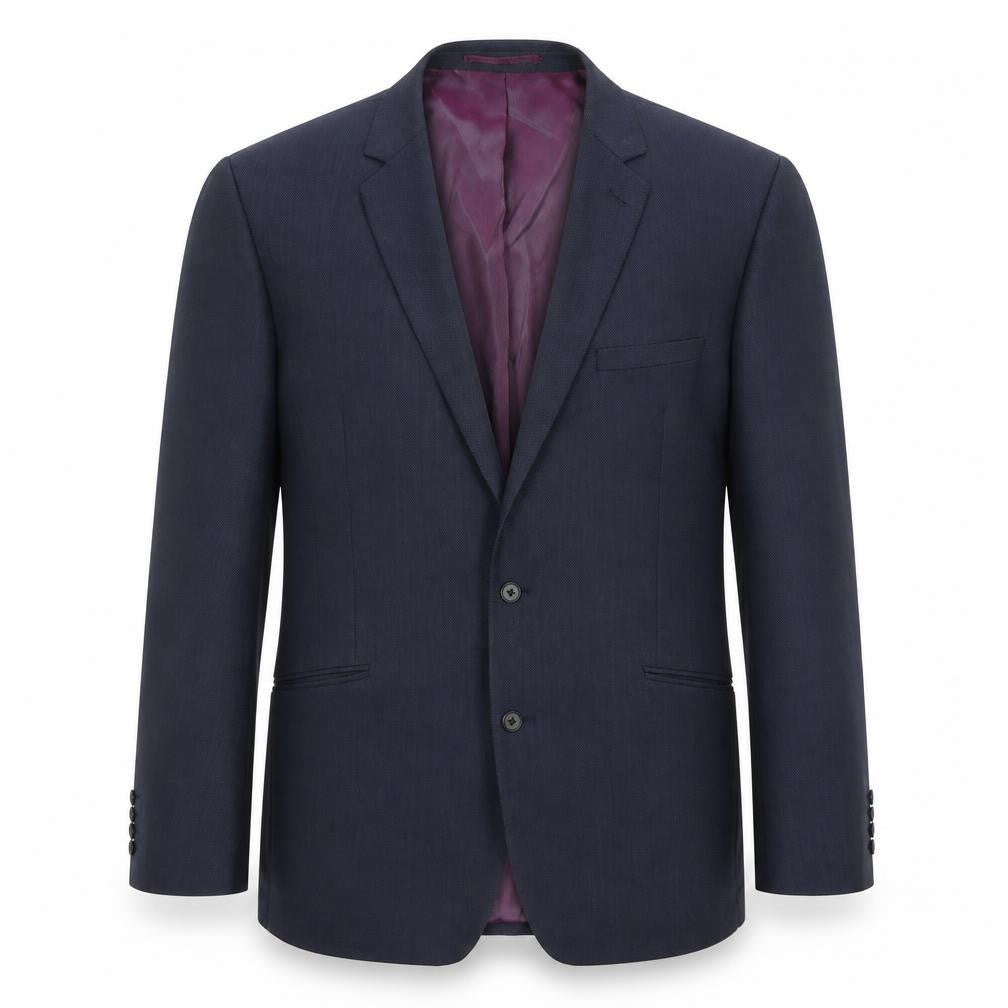 Front view of Next Men's Blue Regular Fit Suit Jacket, size 44R