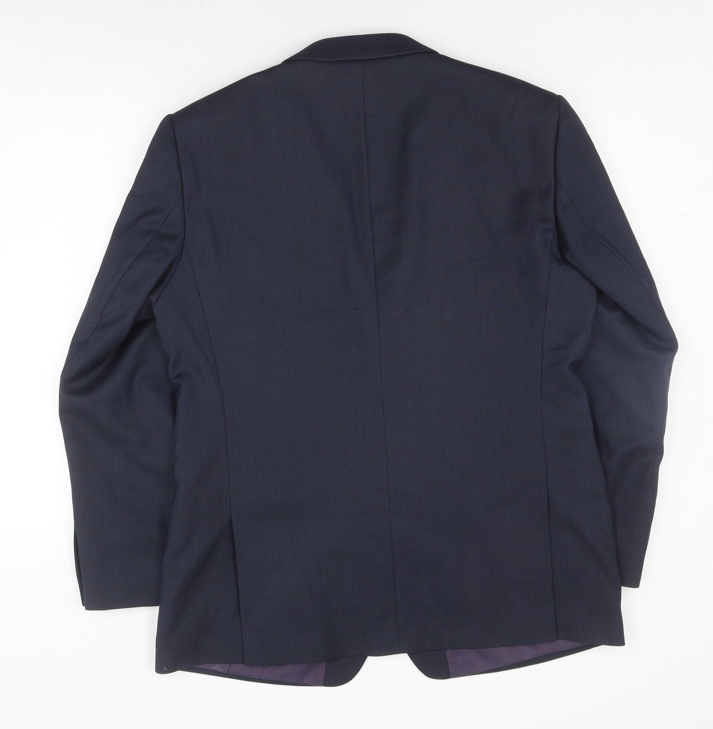 Next Men's Blue Regular Fit Suit Jacket Size 44R