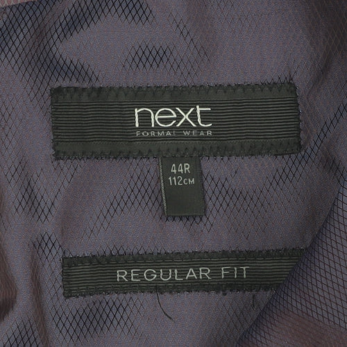 Next Men's Blue Regular Fit Suit Jacket Size 44R