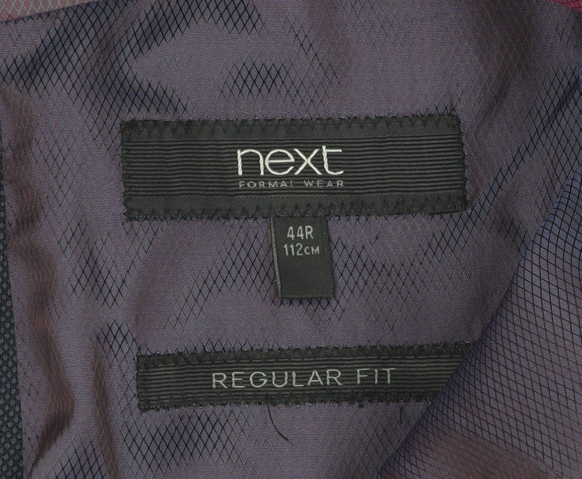 Next Men's Blue Regular Fit Suit Jacket Size 44R
