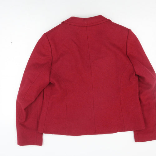 Alex & Co. Women's Red Wool Blazer Size 18