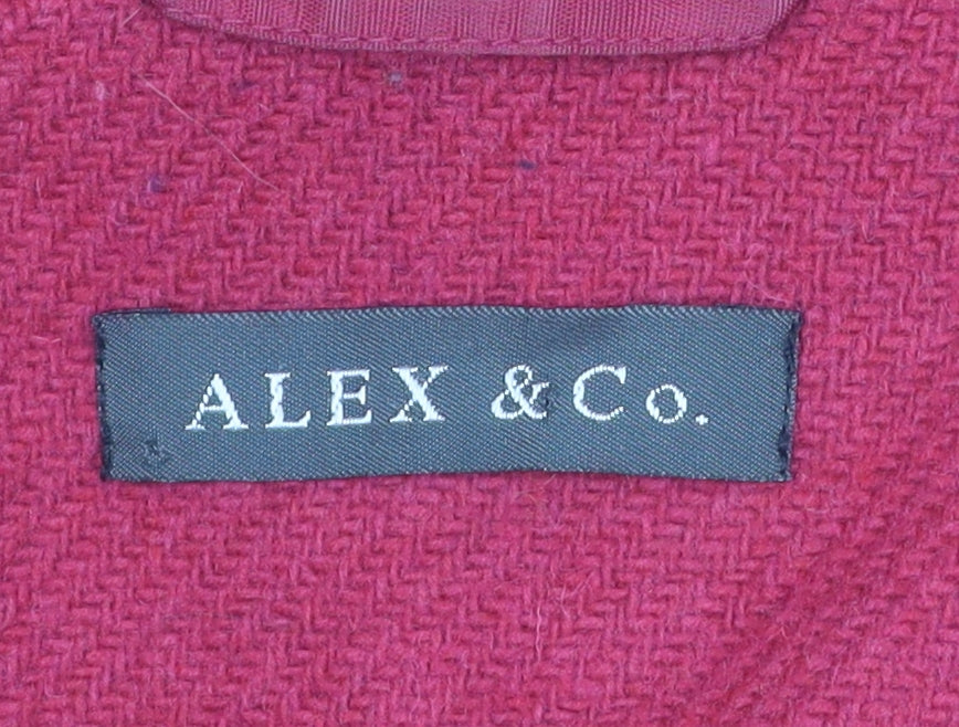 Alex & Co. Women's Red Wool Blazer Size 18