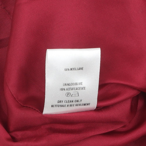 Alex & Co. Women's Red Wool Blazer Size 18
