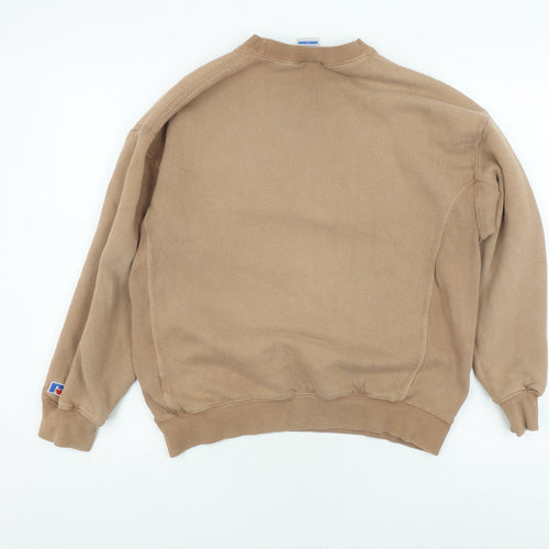 Russell Athletic Unisex Brown XS Graphic Sweatshirt
