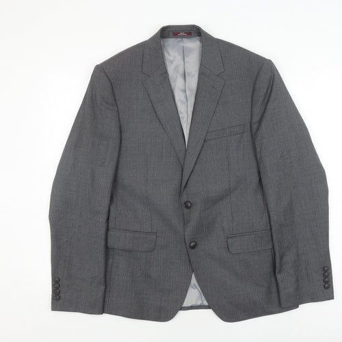 Marks and Spencer Men's Grey Wool Blazer 40S