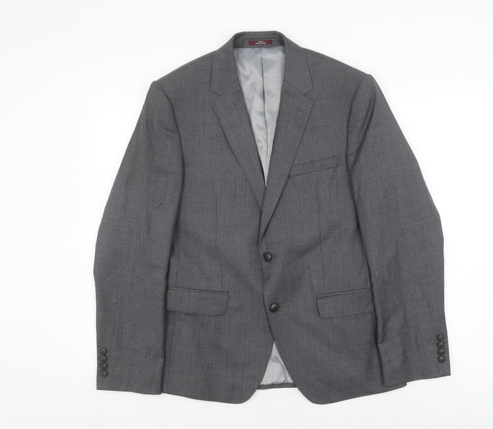 Marks and Spencer Men's Grey Wool Blazer 40S