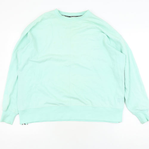 DKNY Women's Green Pullover Sweatshirt Size S