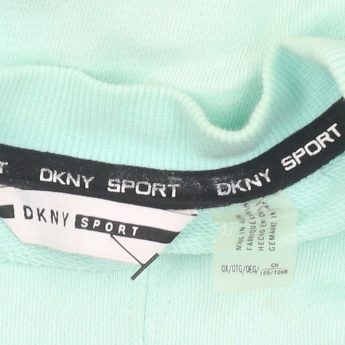DKNY Women's Green Pullover Sweatshirt Size S