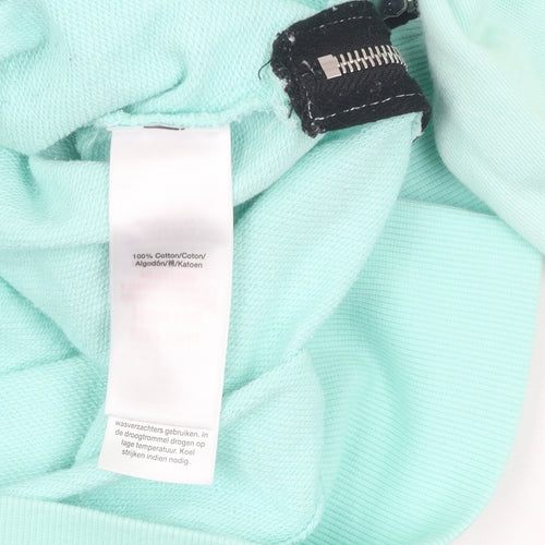 DKNY Women's Green Pullover Sweatshirt Size S