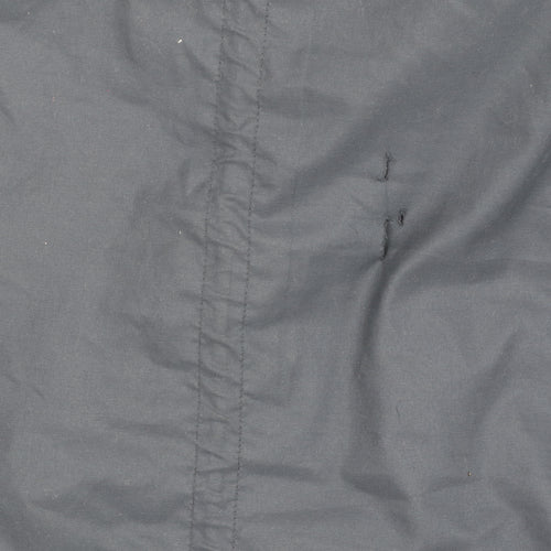 Cotton Traders Men's Blue Hooded Rain Coat Jacket L