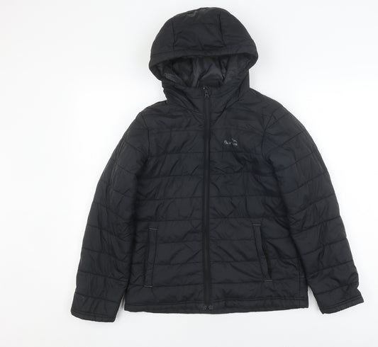 Peter Storm Boys Black Puffer Jacket 11-12 Years