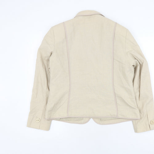 Marks and Spencer Women's Beige Blazer Size 16