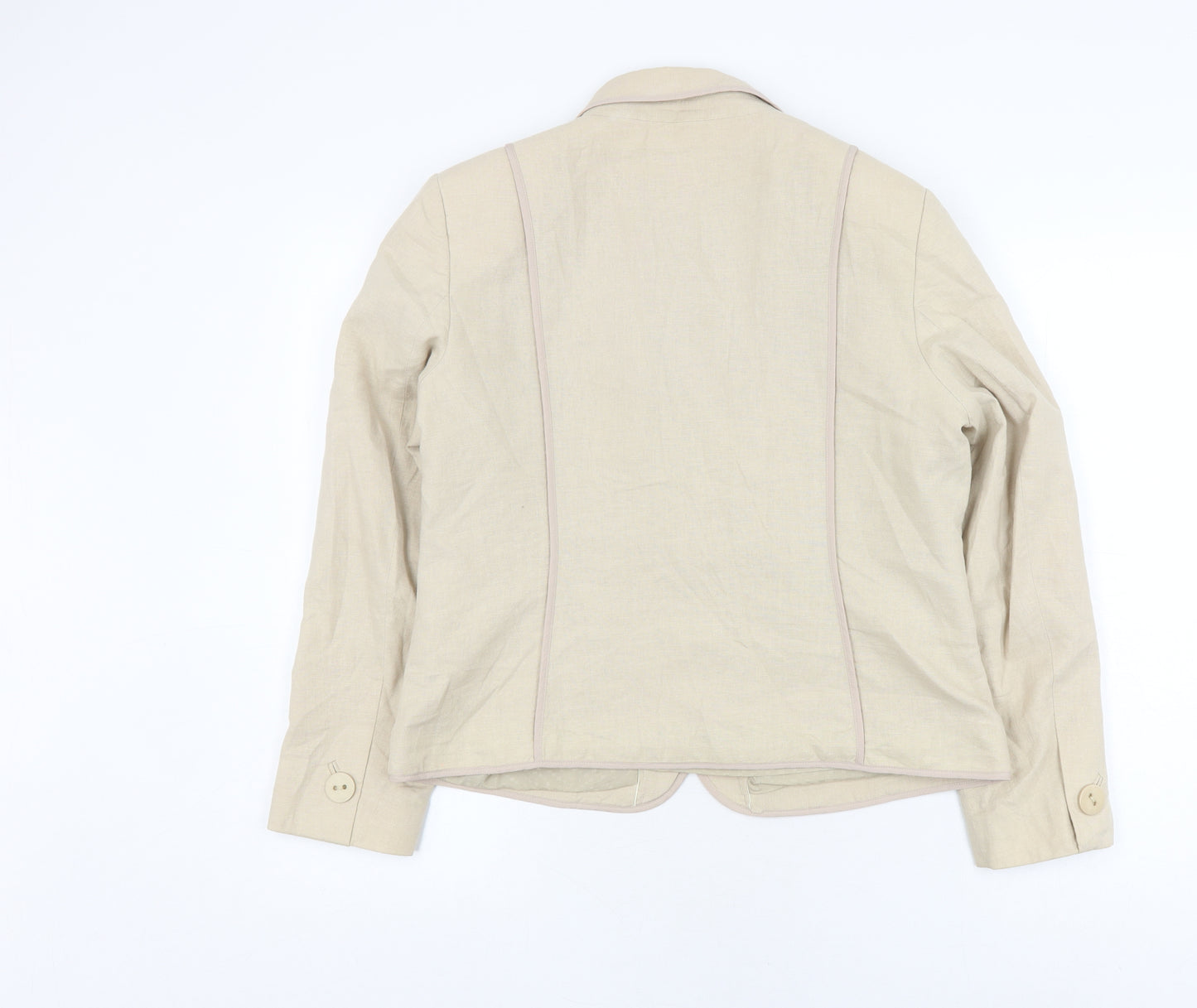 Marks and Spencer Women's Beige Blazer Size 16