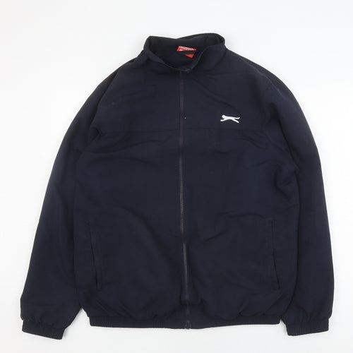 Slazenger Men's Blue Bomber Jacket L Collared