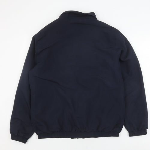 Slazenger Men's Blue Bomber Jacket L Collared