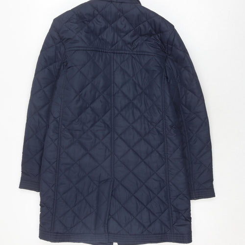 Jasper Conran Girls Blue Quilted Jacket Size 12-13 Years