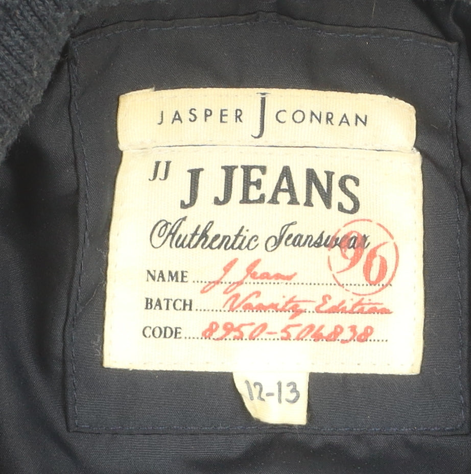 Jasper Conran Girls Blue Quilted Jacket Size 12-13 Years