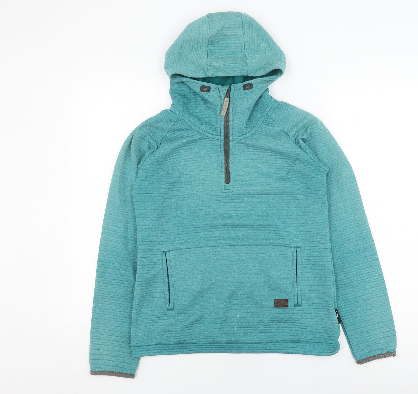 Jack Wolfskin Women's Green Hooded Jacket Size 10