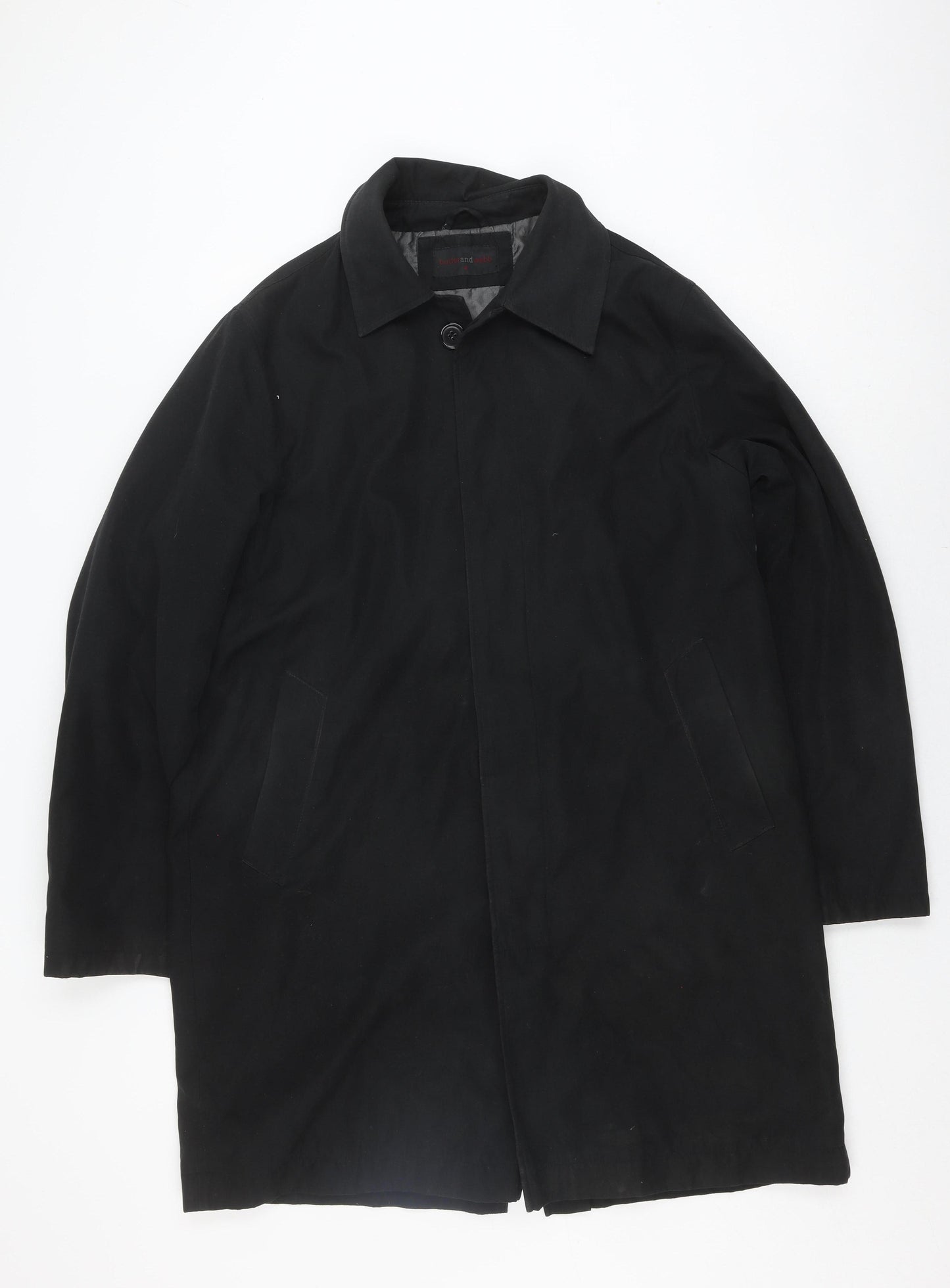 butlerandwebb Women's Black Mid-Length Coat, Size S