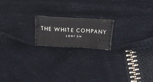 The White Company Women's Black Medium Cardigan