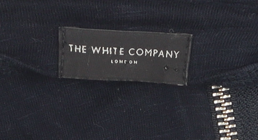 The White Company Women's Black Medium Cardigan