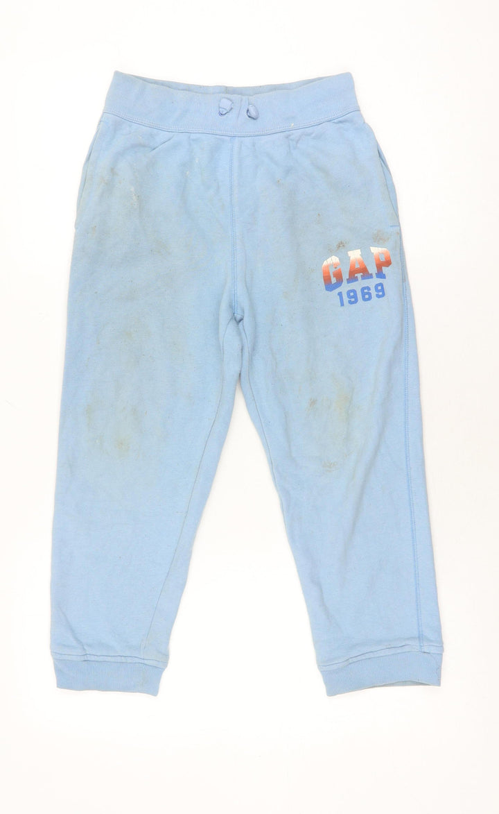GAP Boys Blue Jogger Trousers XL 12-13 Years Cotton Blend