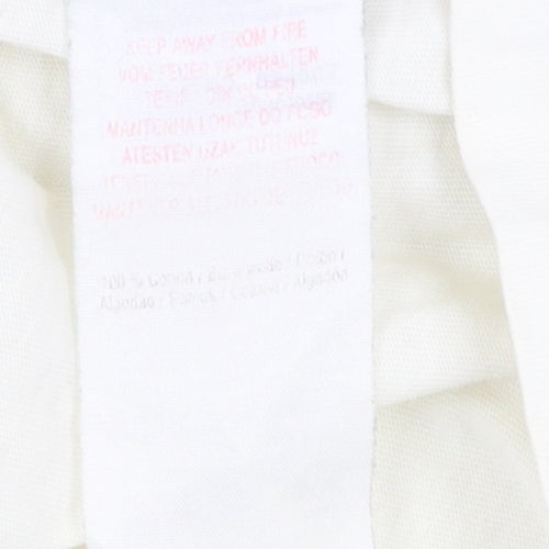 Puma Men's White Cotton Sports T-Shirt S