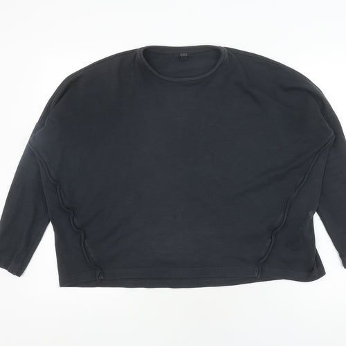 COS Unisex Black XS Pullover Sweatshirt