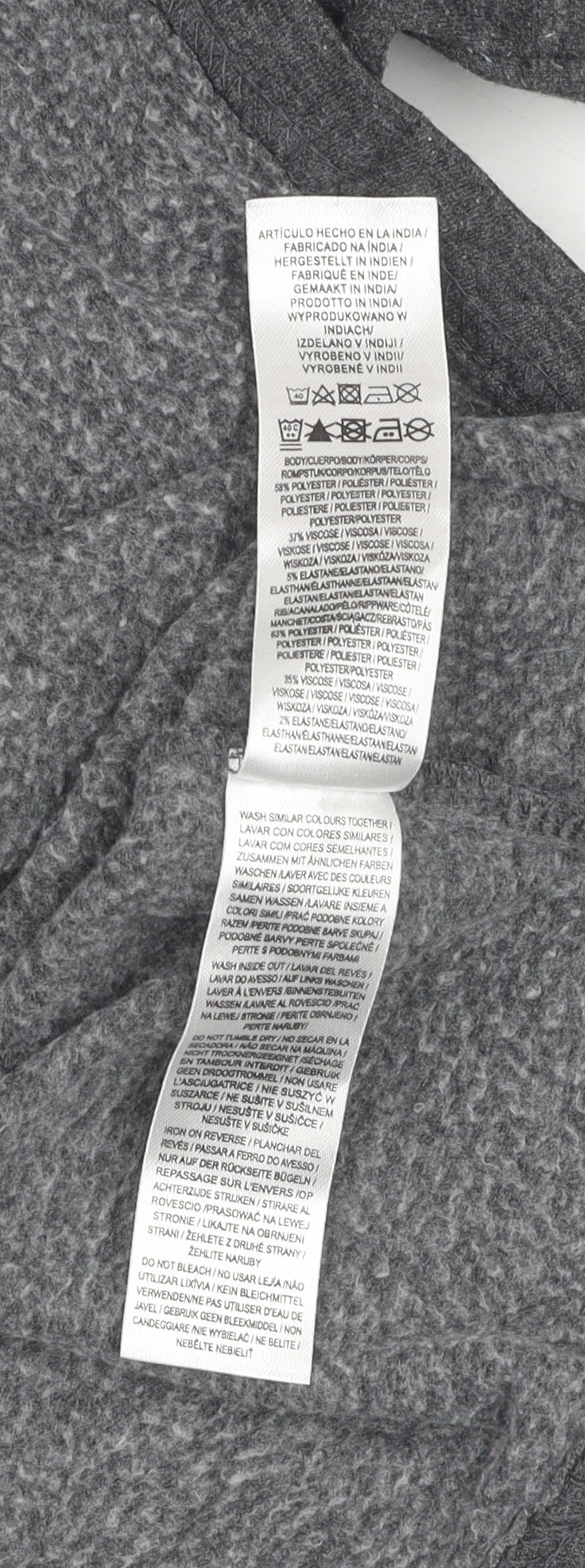 Primark Women's Grey Hoodie M Minnie Mouse Disney