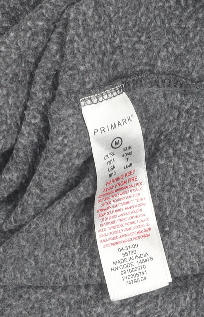 Primark Women's Grey Hoodie M Minnie Mouse Disney