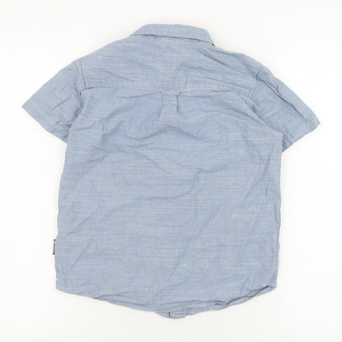 Trespass Boys Blue Cotton Button-Up Shirt Size 11/12