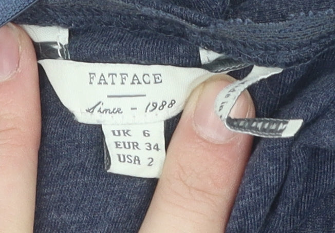 FatFace Women's Blue Camisole Tank Top UK Size 6
