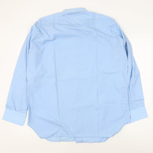 Caravelle Tootal Men's Blue Button-Up Shirt 16