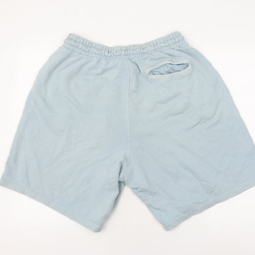 Reebok Men's Blue Athletic Shorts, Size M, Elastic Waist