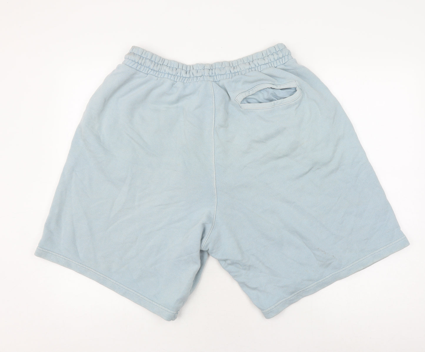 Reebok Men's Blue Athletic Shorts, Size M, Elastic Waist