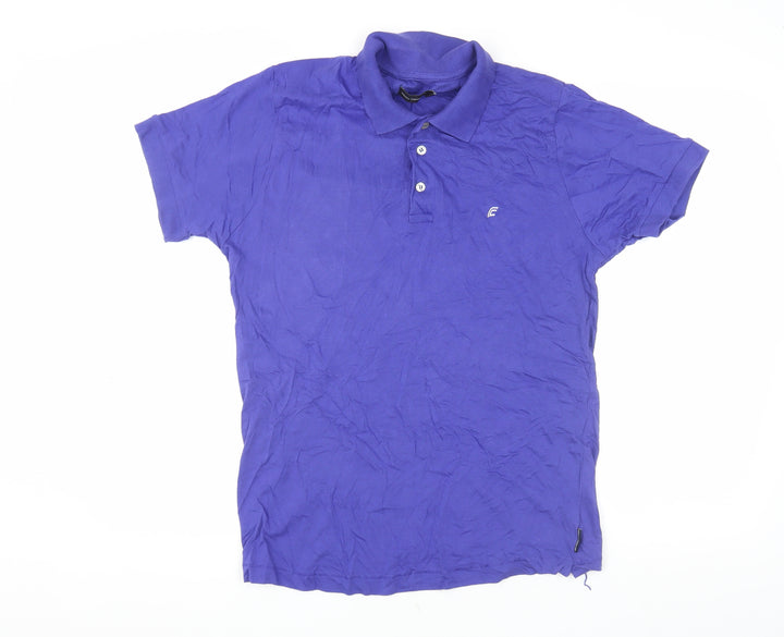 French Connection Men's Purple XL Polo Shirt