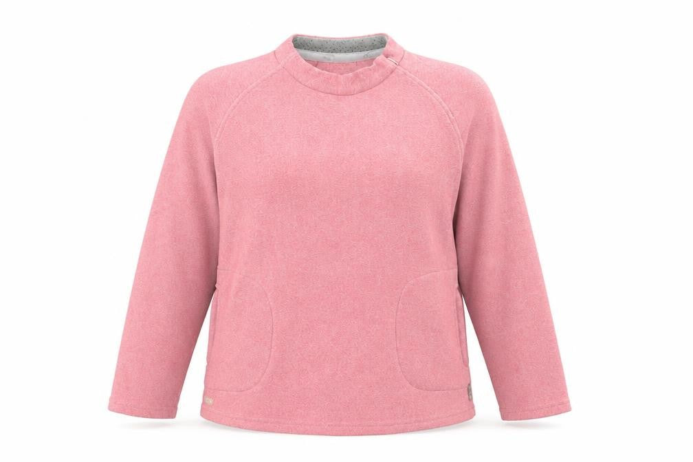 Front view of Gelert Women's Pink Pullover Sweatshirt, size 16