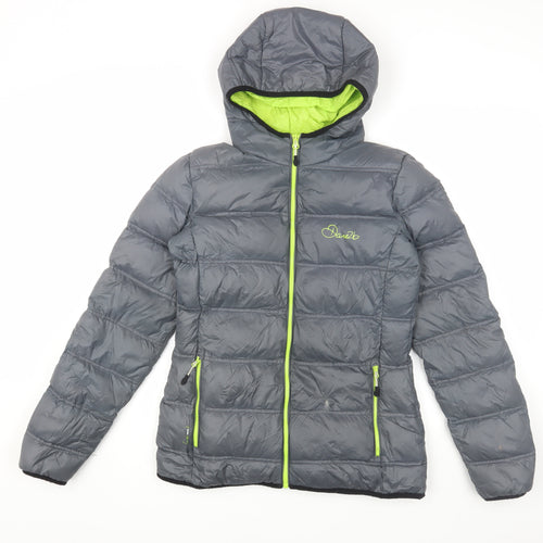 Dare2b Women's Grey Puffer Jacket, Size 8, Winter Wear