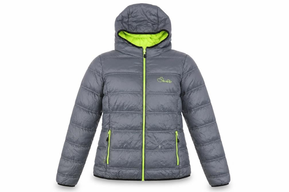 Front view of Dare 2b Women's Grey Puffer Jacket, size 8, Winter Wear