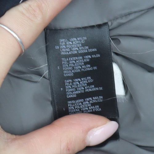 The North Face Women's Black Parka XL Hooded Jacket