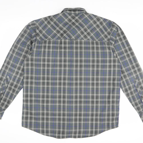 Rohan Men's L Multicoloured Plaid Button-Up Shirt