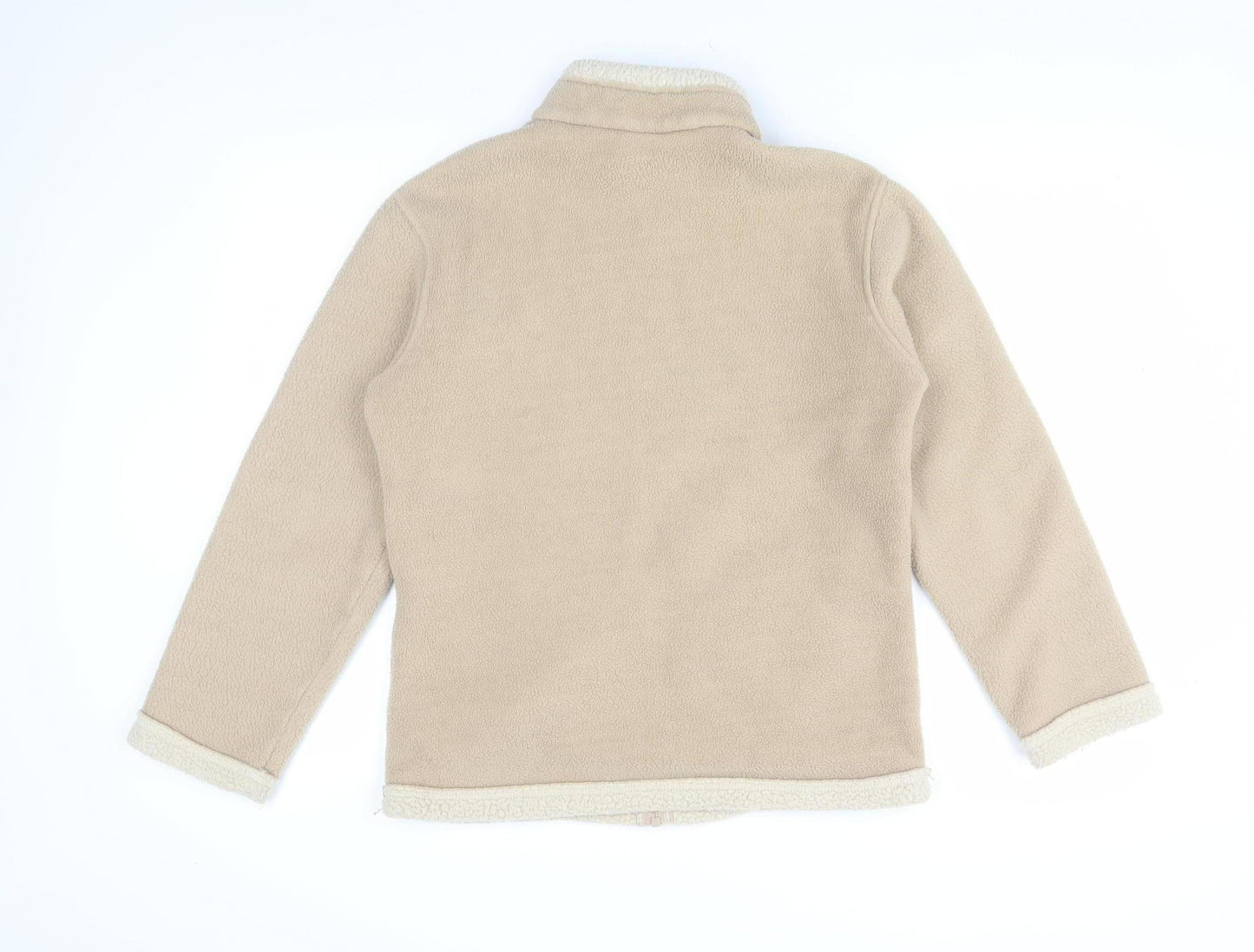 Marks and Spencer Women's Beige Fleece Jacket Size 12
