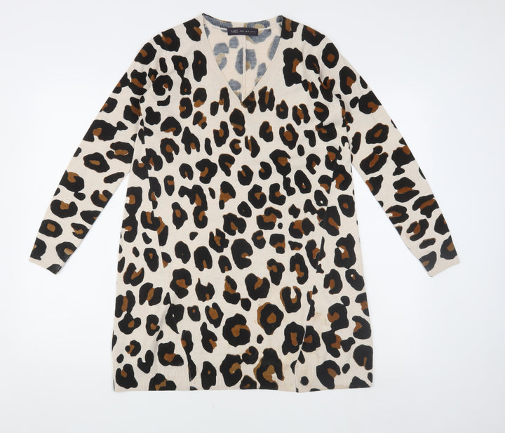 Marks and Spencer Women's Animal Print Knit Dress Size 6